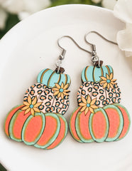 Adorable Fall Pumpkin Earrings